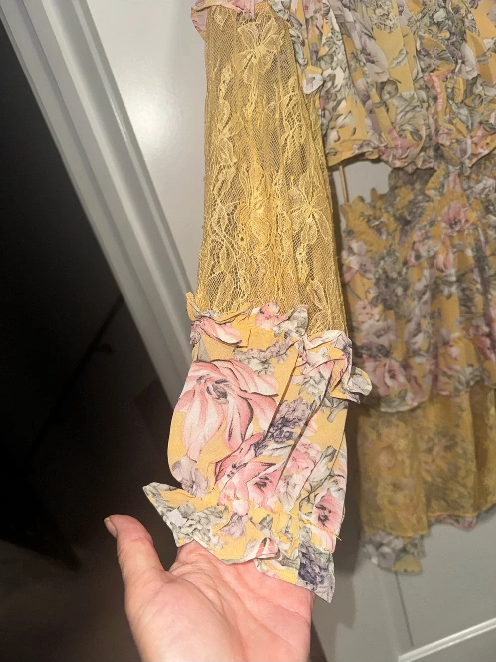 Rosevelvet nwt size